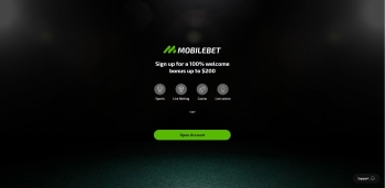 Mobilebet Sign Up Page
