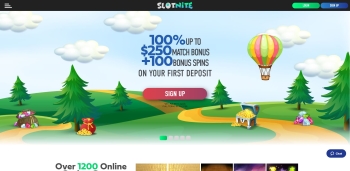 Slotnite Welcome Page